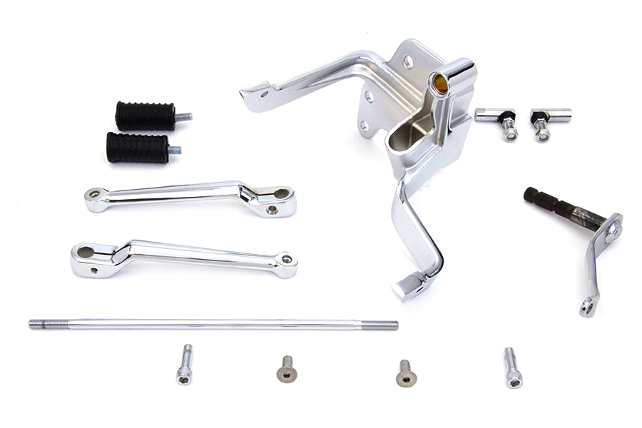 HARLEY FLST Schalthebel-Kontrollkit Chrom Passend für 2000-2006 FLST, 2000-2006 FLSTF, 2000-2006 FLSTS,