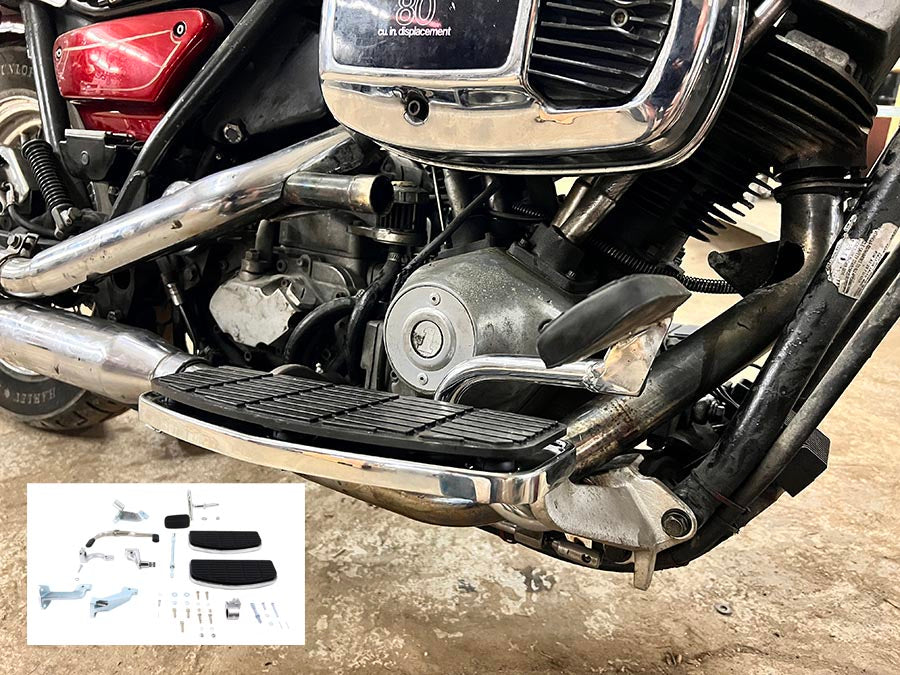 HARLEY FXRP Trittbrett-Steuerungskit Passend für 1982-1994 FXR, 1982-1994 FXR,
