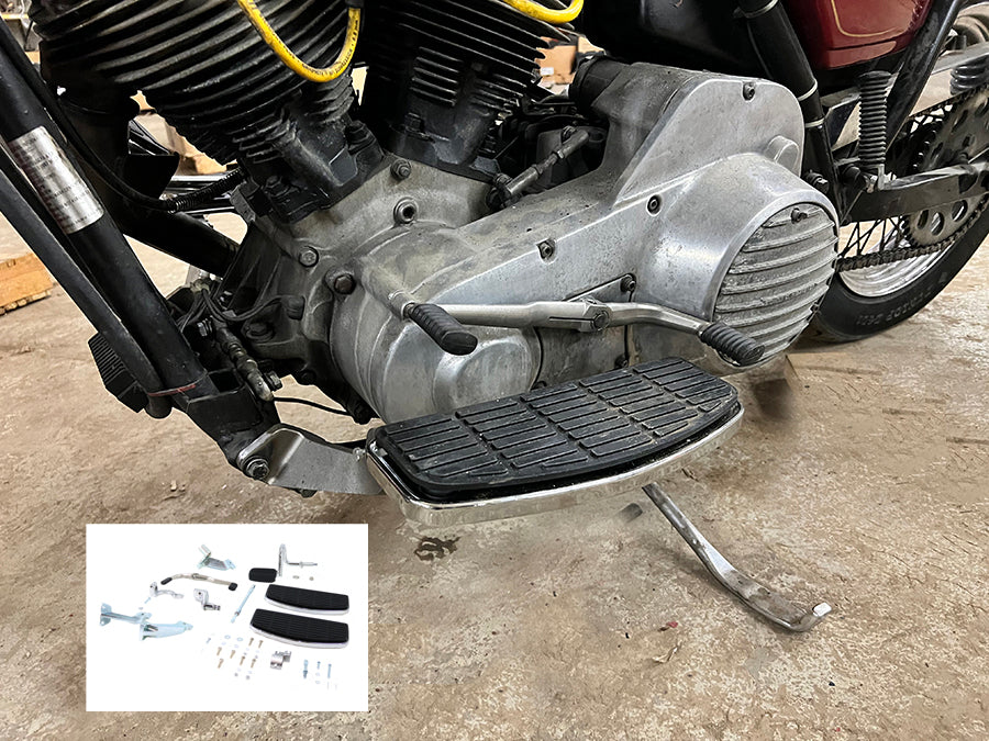 HARLEY FXRP Trittbrett-Steuerungskit Passend für 1982-1994 FXR, 1982-1994 FXR,