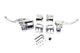 HARLEY Handlebar Control Kit Chrome fits 2015-UP FXSB,  2015-UP FLS,  2015-UP FLST,  2015-UP FXST,