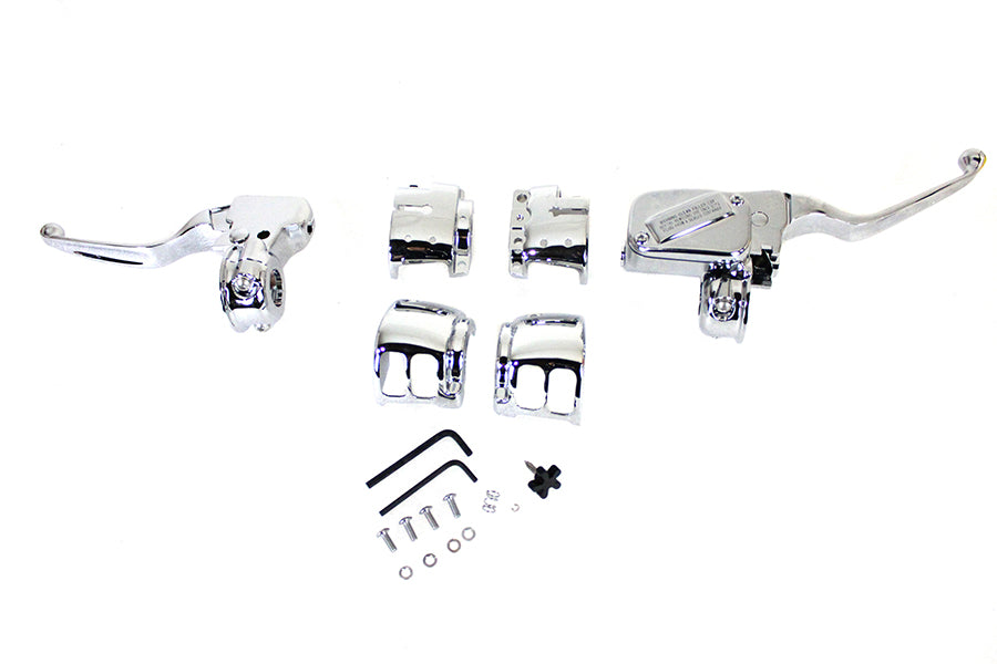 HARLEY Handlebar Control Kit Chrome fits 2015-UP FXSB,  2015-UP FLS,  2015-UP FLST,  2015-UP FXST,