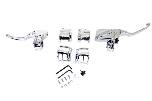 HARLEY Handlebar Control Kit Chrome fits 2015-UP FXSB,  2015-UP FLS,  2015-UP FLST,  2015-UP FXST,