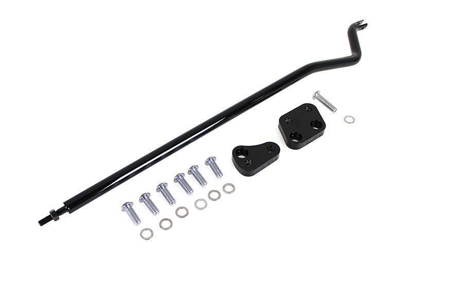 HARLEY Reduced Reach Forward Control Adapter Kit Black fits 2003-2017 FXDWG,