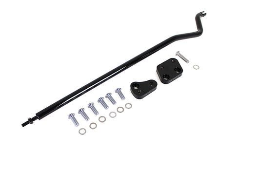 HARLEY Reduced Reach Forward Control Adapter Kit Black fits 2003-2017 FXDWG,