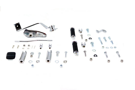 HARLEY Rigid Forward Brake Pedal Kit Chrome fits 1947-1957 FL,