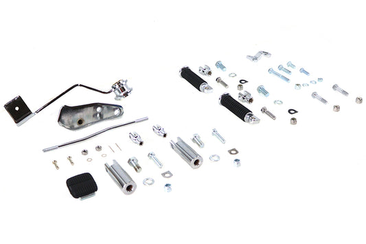 HARLEY Rigid Forward Brake Pedal Kit Chrome fits 1947-1957 FL,