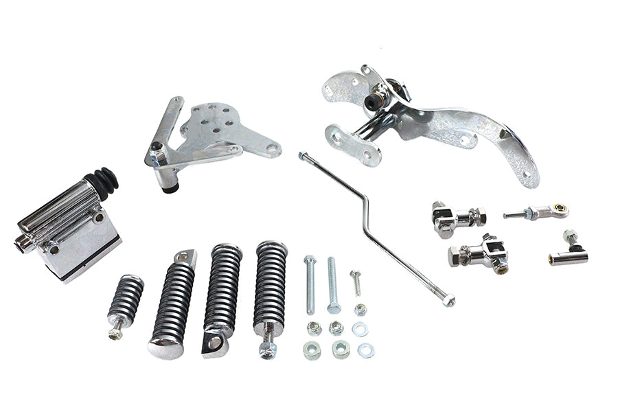 HARLEY Daniel Boone vorverlegte Fußrastenanlage Passend für 1971-1984 FX, 1958-1984 FL, 1985-1985 FXST,