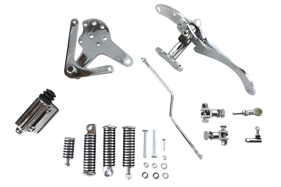 HARLEY Daniel Boone vorverlegte Fußrastenanlage Passend für 1971-1984 FX, 1958-1984 FL, 1985-1985 FXST,