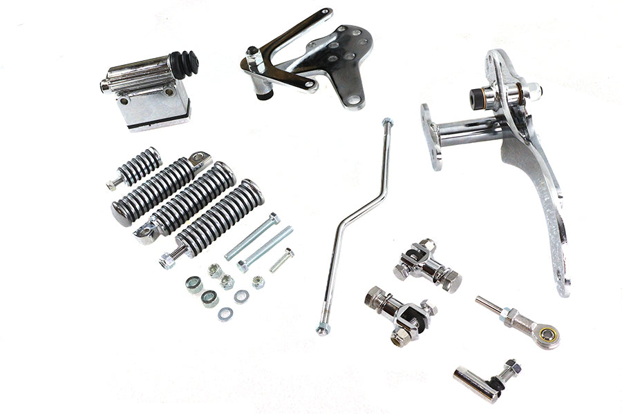 HARLEY Daniel Boone vorverlegte Fußrastenanlage Passend für 1971-1984 FX, 1958-1984 FL, 1985-1985 FXST,