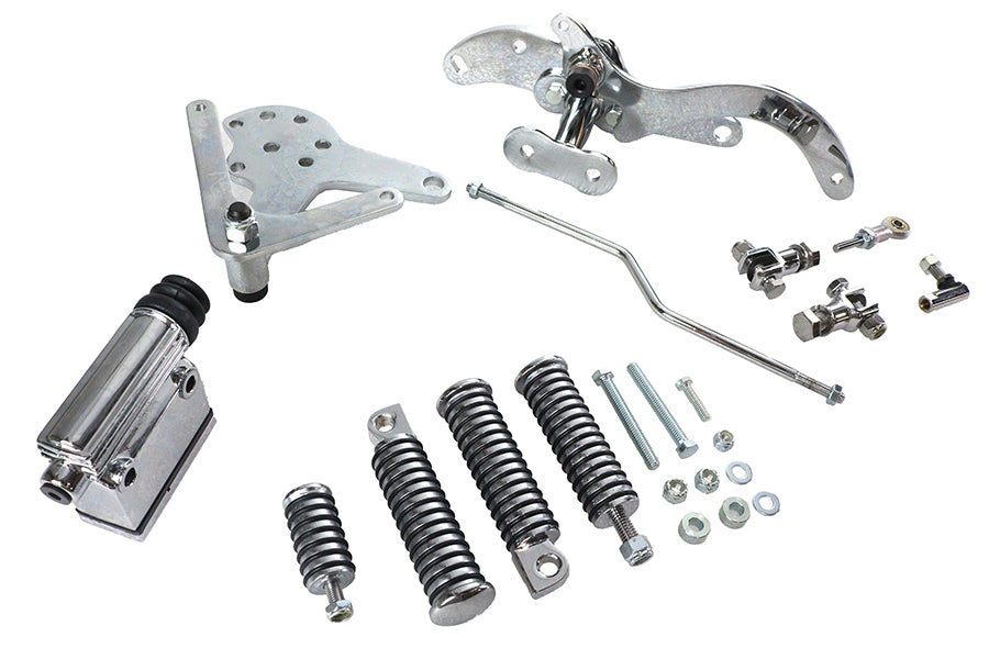 HARLEY Daniel Boone vorverlegte Fußrastenanlage Passend für 1971-1984 FX, 1958-1984 FL, 1985-1985 FXST,