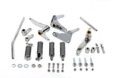 HARLEY vorverlegte Fußrastenanlage Chrom Passend für 1957-1974 XLH, 1957-1974 XLCH,