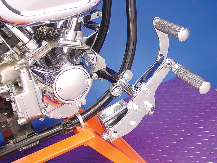 HARLEY Daniel Boone Vorverlegte Fußrastenanlage Passend für 1941-1999 FL, 1941-1999 FLH, 1971-1999 FX, 1971-1