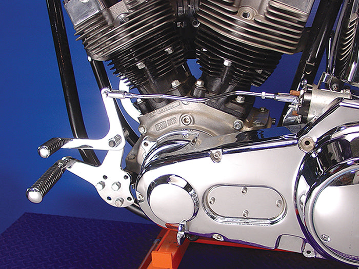 HARLEY Daniel Boone Vorverlegte Fußrastenanlage Passend für 1941-1999 FL, 1941-1999 FLH, 1971-1999 FX, 1971-1