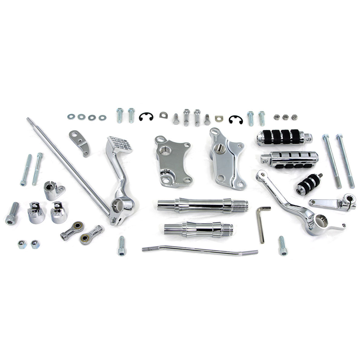 Harley-Davidson Vorverlegte Fußrastenanlage Chrom, passend für XL-Modelle von 1991–2003, 5-Gang