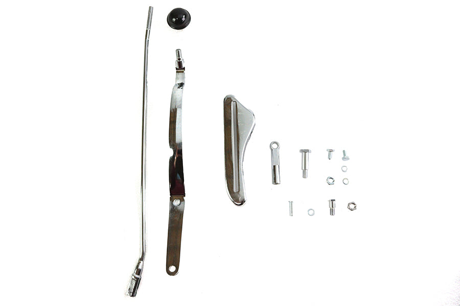 HARLEY Chrom Tankhandschalt-Steuerungskit passend für 1947-1964 FL, 1937-1973 G,