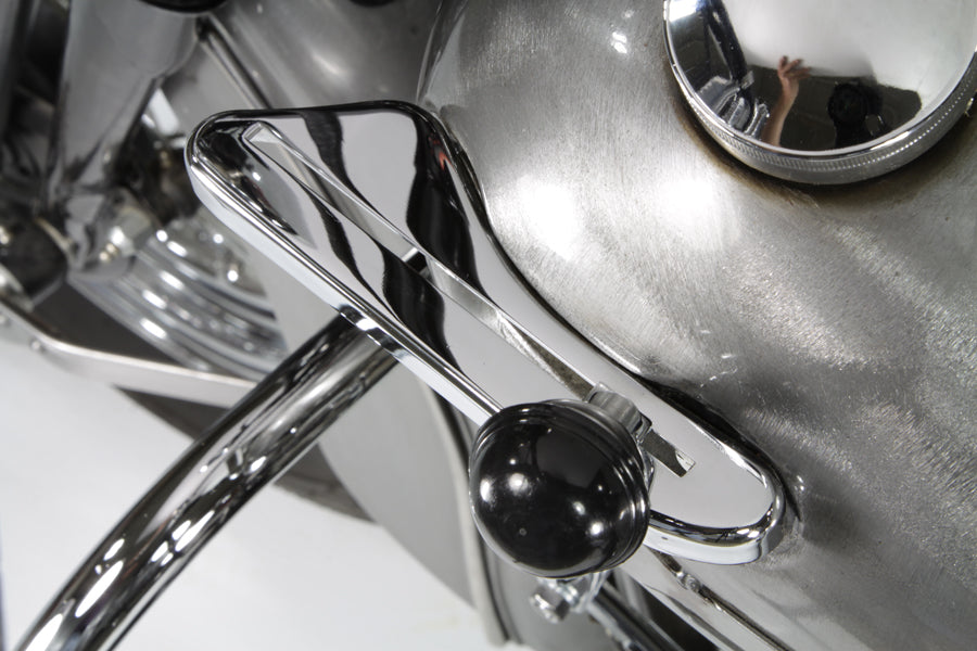 HARLEY Chrom Tankhandschalt-Steuerungskit passend für 1947-1964 FL, 1937-1973 G,