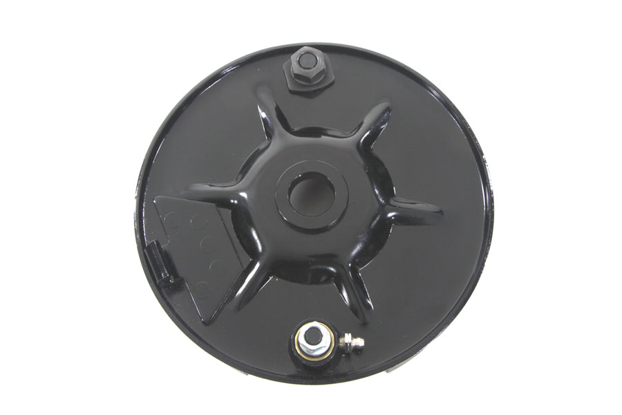 HARLEY Hintere mechanische Bremsankerplatten-Kit Schwarz Passend für 1936-1940 EL,   1941-1957 FL,   1937-1948