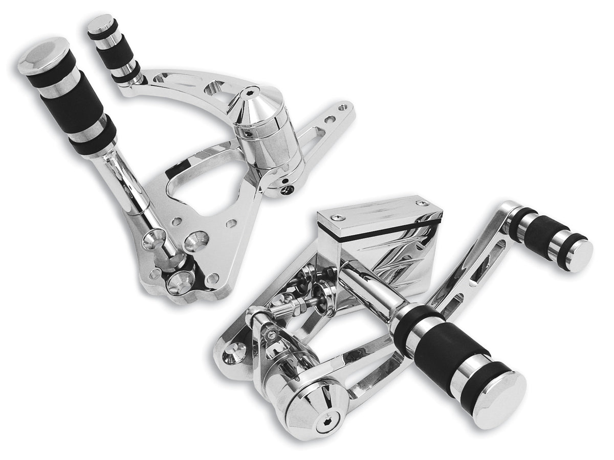HARLEY Billet Forward Control Kit Chrom Passend für 0- Custom, Anwendung 0- Custom, Anwendung