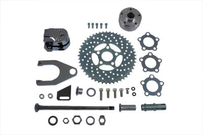 HARLEY Edart Kettenrad-Bremssattel-Kit passend für 0- Custom, Anwendung für Starrrahmen