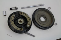 HARLEY Dual-Cam-Bremsankerplatte und Bremstrommel-Kit Schwarz Passend für 1936-1948 EL, 1941-1948 FL, 19