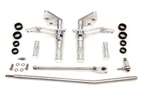 HARLEY Billet-Vorverlegte-Fußrastenanlage poliert, passend für 2003–2013 FXD, 2000–2012 FXDL,