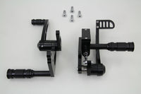 HARLEY Billet Forward Control Kit Schwarz Passend für 1982-1994 FXR, 1982-1994 FXR,