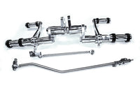 HARLEY Billet-Vorverlegte-Fussrastenanlage, poliert, passend für 2004-2013 XL, 883 2004-2013 XL, 1200