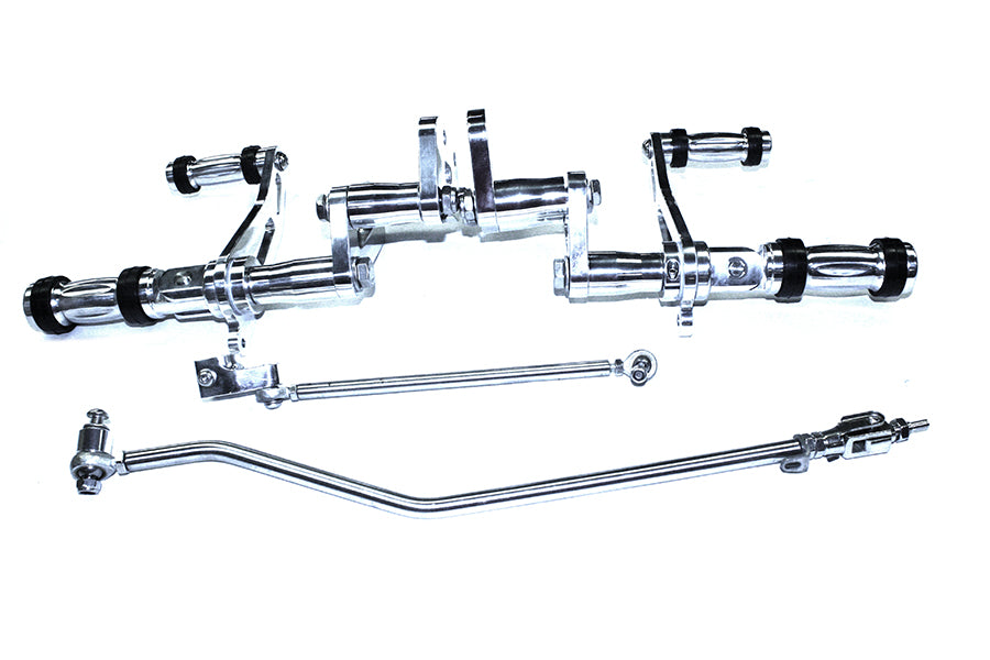 HARLEY Billet-Vorverlegte-Fussrastenanlage, poliert, passend für 2004-2013 XL, 883 2004-2013 XL, 1200
