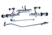 HARLEY Billet-Vorverlegte-Fussrastenanlage, poliert, passend für 2004-2013 XL, 883 2004-2013 XL, 1200