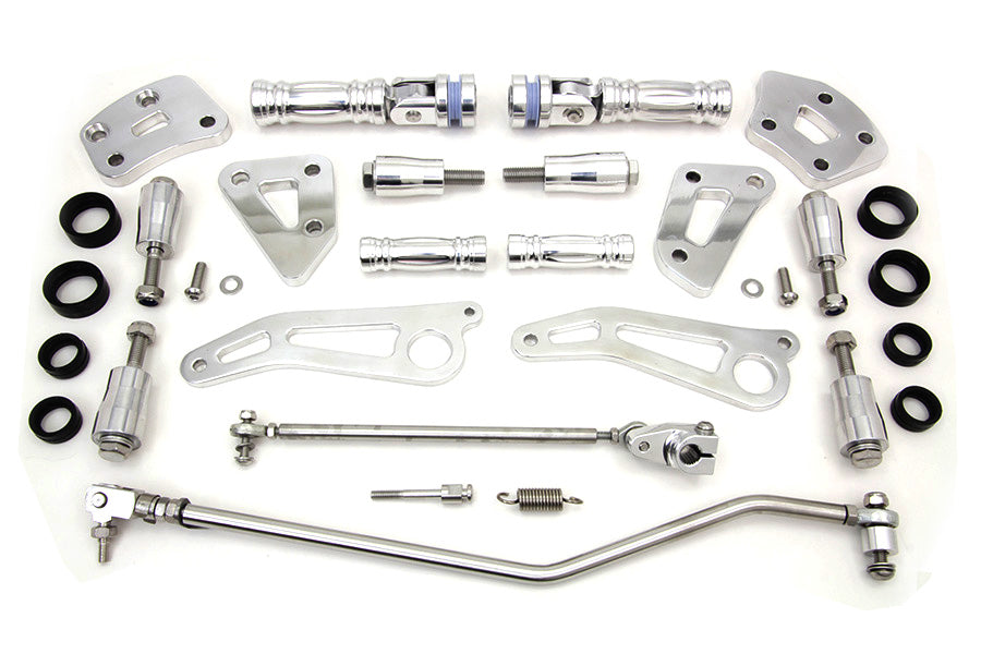 HARLEY Billet-Vorverlegte-Fussrastenanlage, poliert, passend für 2004-2013 XL, 883 2004-2013 XL, 1200