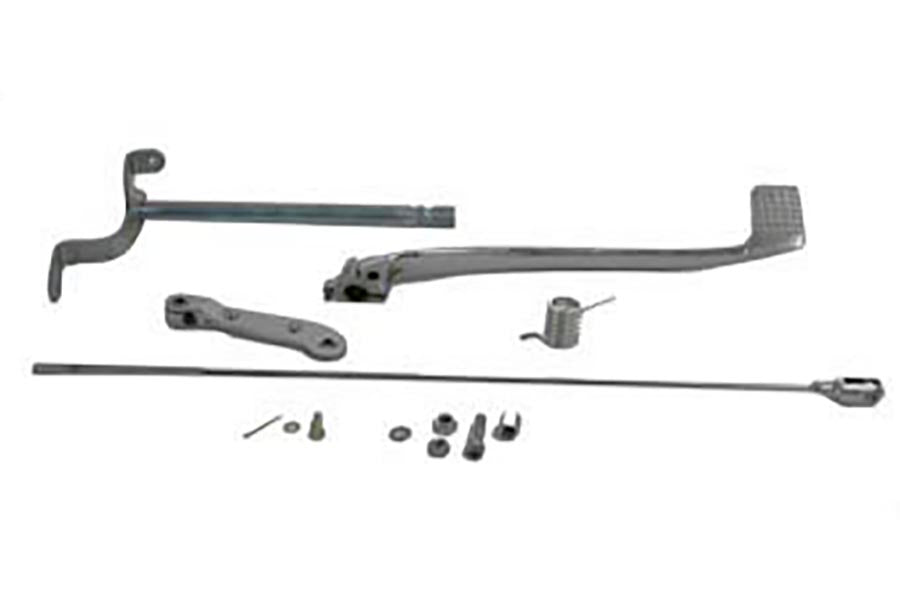 HARLEY Bremsgestänge-Kit hinten Chrom Passend für 1952-1956 K, 1957-1966 XL,
