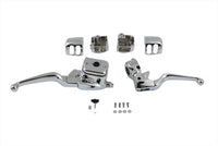 HARLEY Smooth Contour Lenkerarmaturen-Kit Chrom passend für 1996-2006 FLT, funktioniert nicht mit Tempomat
