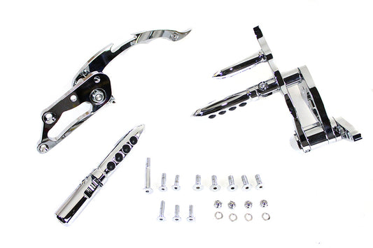 HARLEY Billet Forward Control Kit Chrome Fits 0-  Custom, application with pre-1999 mounting holes