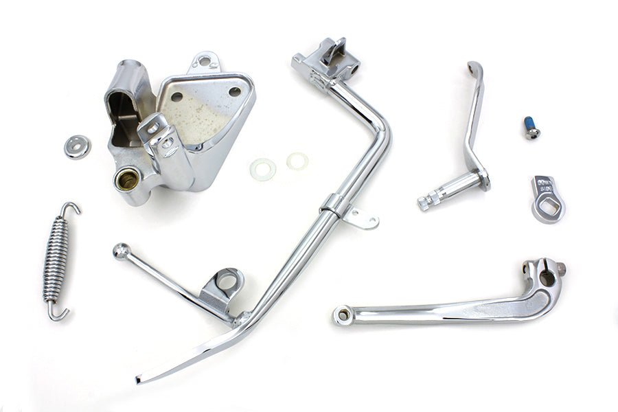 HARLEY Chrom-Seitenständerbaugruppe Passend für 2000–2006 FXST,