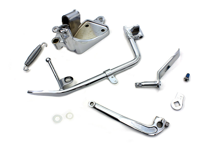 HARLEY Chrom-Seitenständerbaugruppe Passend für 2000–2006 FXST,