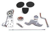 HARLEY Chrom Fußkupplungsbaugruppe Passend für 1965-1978 FL,