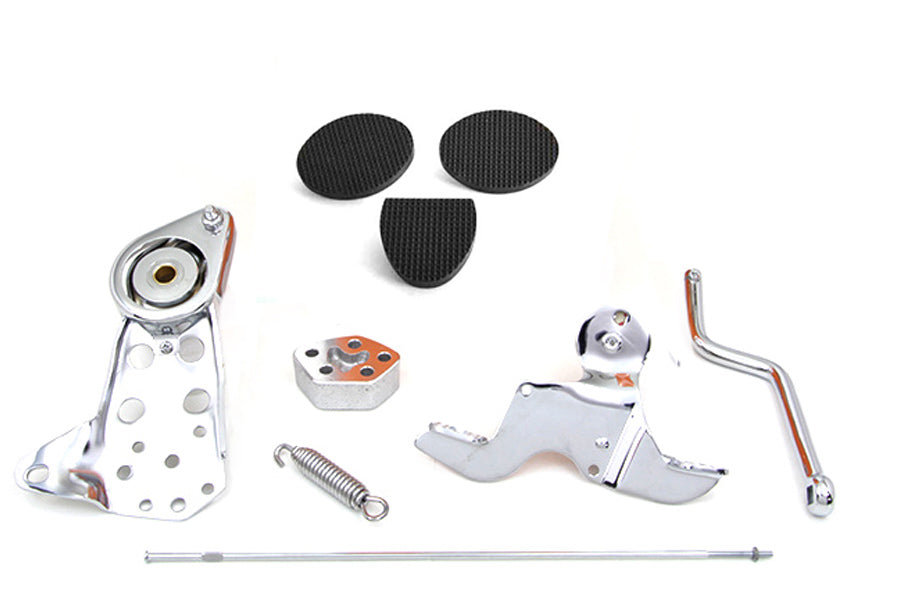 HARLEY Chrom Fußkupplungsbaugruppe Passend für 1965-1978 FL,