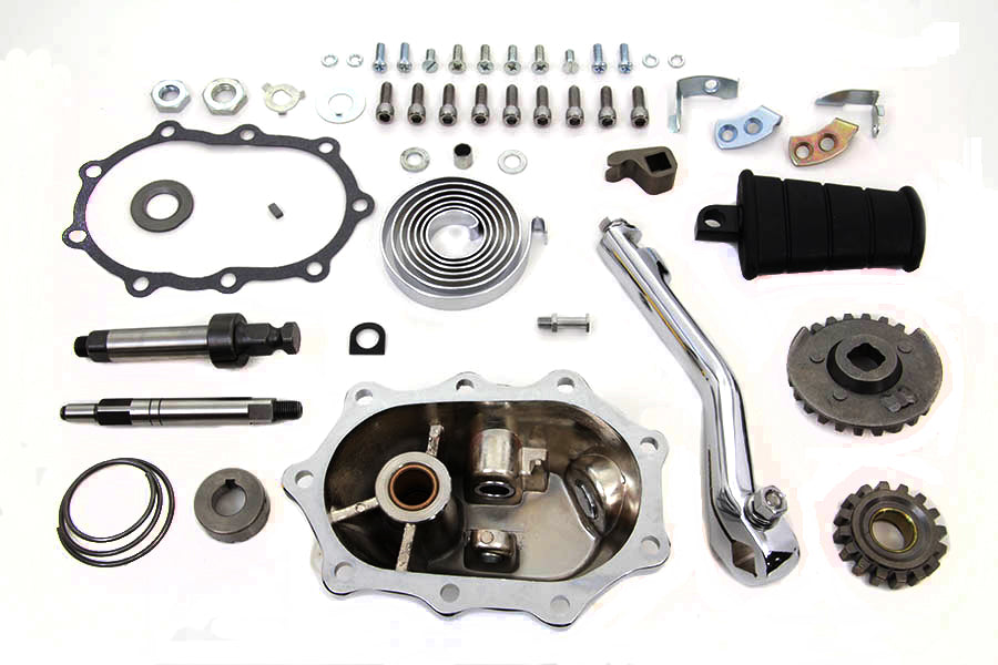 HARLEY Chrom-Kick-Starter-Kit passend für 1936–1940 EL, 1937–1948 UL, 1941–1984 FL, 1971–1984 FX,