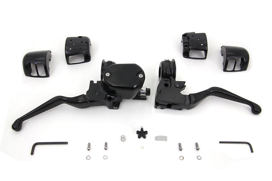 HARLEY Handlebar Control Kit Black fits 2004-2006 XL,