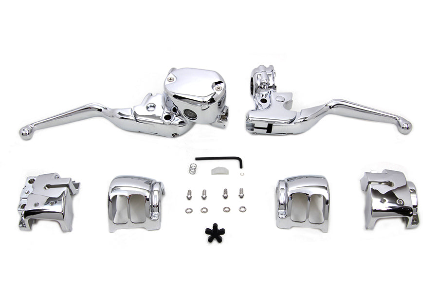 HARLEY Handlebar Control Kit Chrome fits 2014-UP XL,