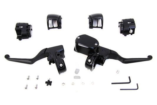 HARLEY Handlebar Control Kit Black fits 2014-UP XL,