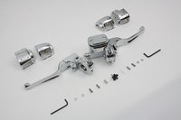 HARLEY Chrome Handlebar Control Kit fits 2007-2011 FXST,  2007-2011 FLST,  2007-2011 FXD,  2007-2011 FXDWG,