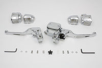 HARLEY Chrome Handlebar Control Kit fits 2007-2011 FXST,  2007-2011 FLST,  2007-2011 FXD,  2007-2011 FXDWG,