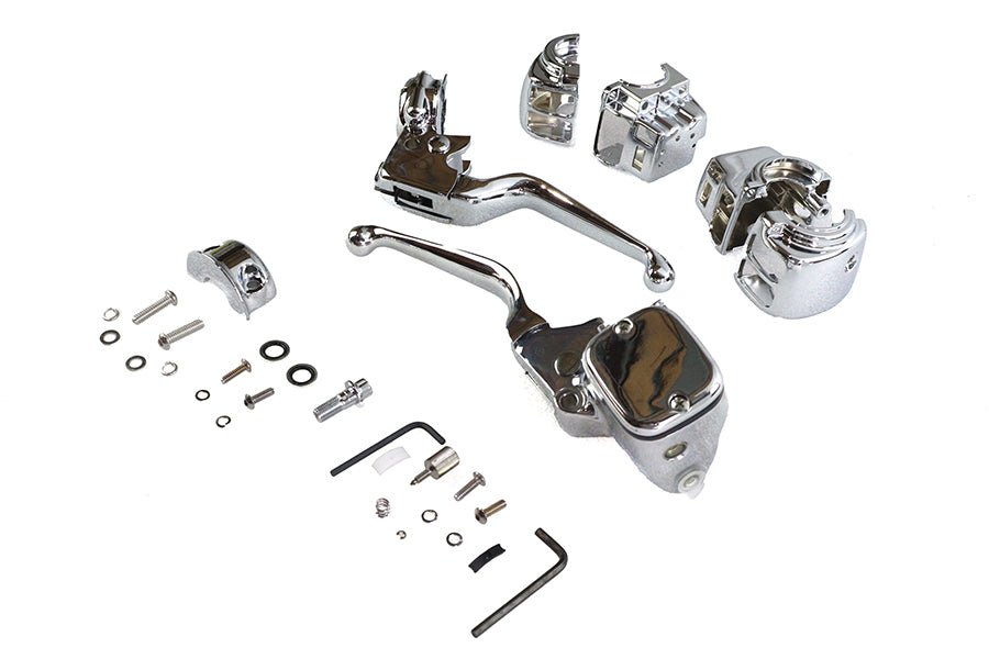 HARLEY Chrom Lenker Kontrollkit passend für 1996-2007 FLT,