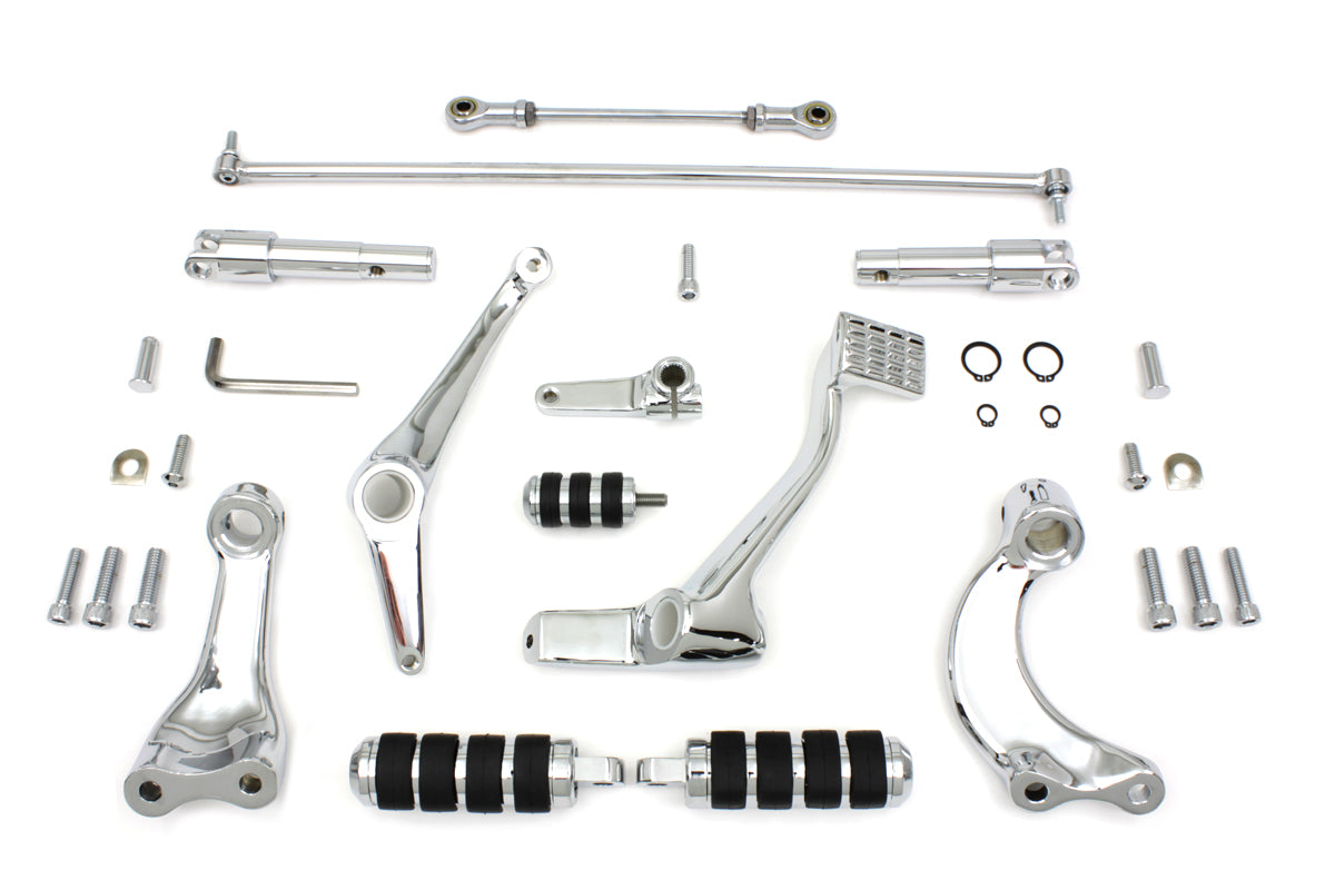 HARLEY Vorverlegte Fußrastenanlage Chrom Passend für 2006-2013 XL,