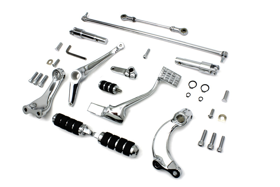 HARLEY Vorverlegte Fußrastenanlage Chrom Passend für 2006-2013 XL,