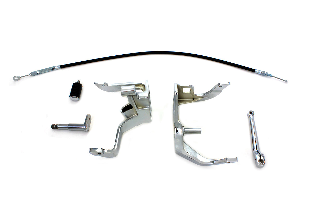 HARLEY Chrom Fußkupplung Kit Passend für 2000-2006 FLST, 2000-2006 FXST, 2000-2006 FLSTS, 2000-2006