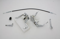 HARLEY Chrom Fußkupplung Kit Passend für 2000-2006 FLST, 2000-2006 FXST, 2000-2006 FLSTS, 2000-2006