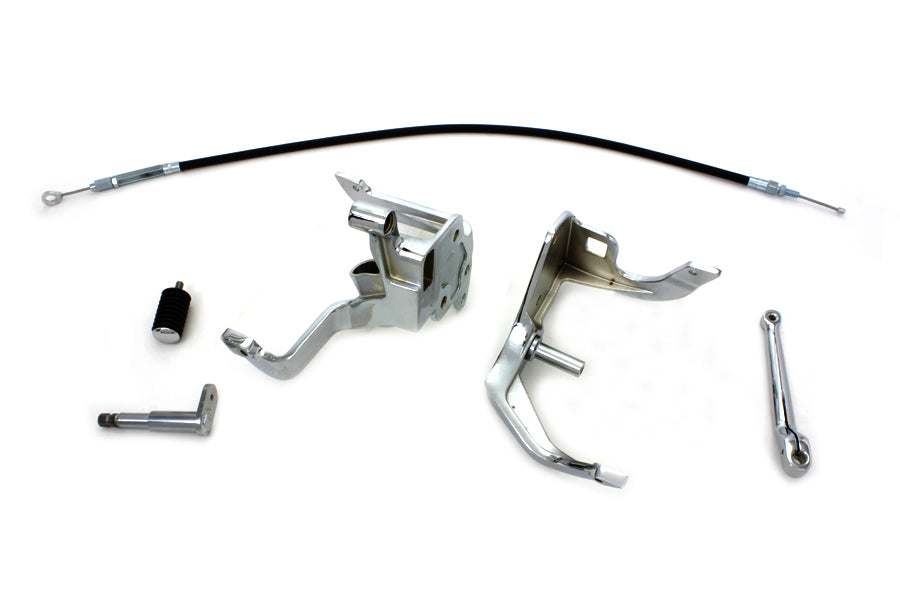 HARLEY Chrom Fußkupplung Kit Passend für 2000-2006 FLST, 2000-2006 FXST, 2000-2006 FLSTS, 2000-2006