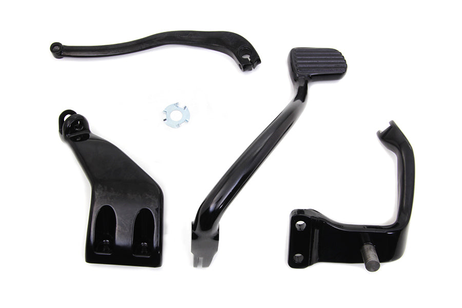 HARLEY Black Weiter vorn liegendes mittleres Steuerungs-Kit Passend für 2006-2017 FXD, mit mittleren Bedienelementen 2014-2017 FXDL,